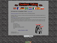 Tablet Screenshot of deadmantalking.com